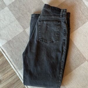 Curve Love Ultra High Rise 90s Straight Jean - Black